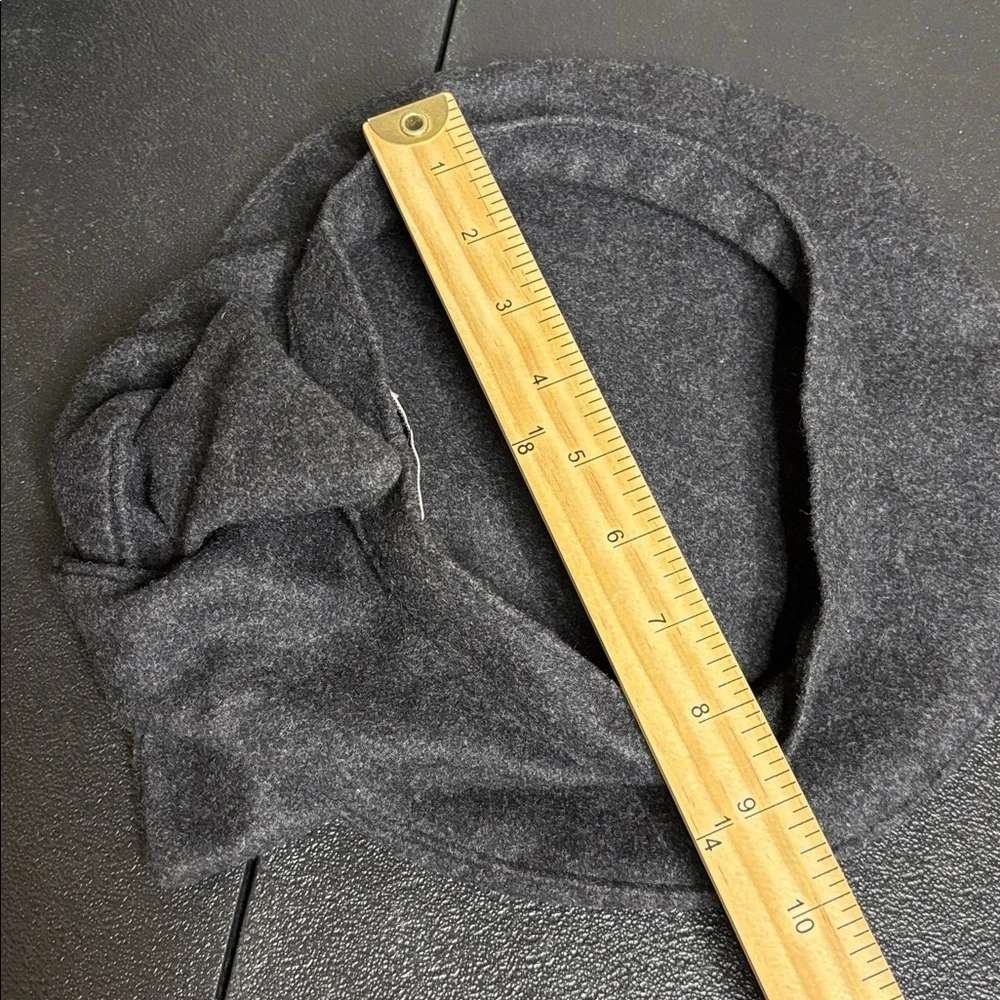 Vintage Gille Francois Paris Wool Chic Heathered Black Beret Hat